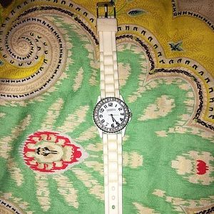 Watch with jewel detail. Needs battery!